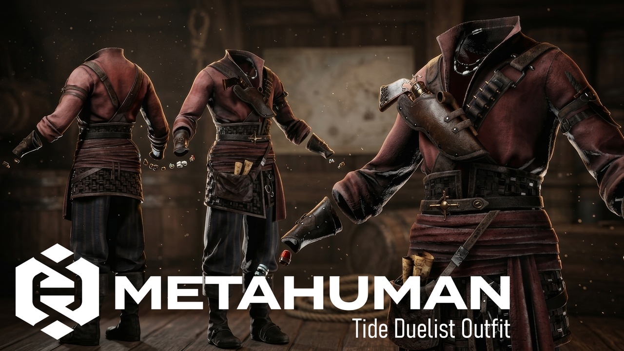 Media 1 for listing MHC: Tide Duelist | Metahuman Outfit