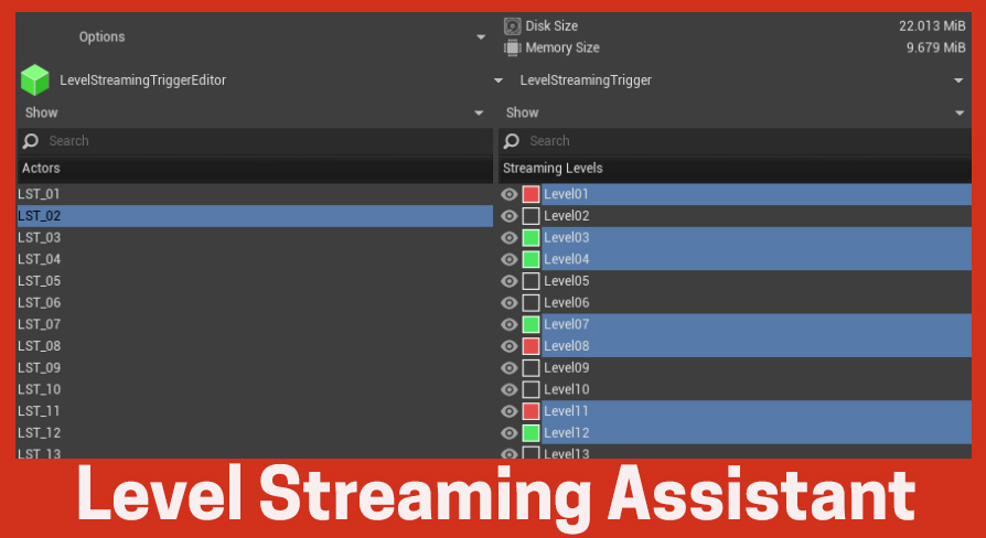 Advanced Level Stream Images Level Streaming Assistant Plugin | Fab