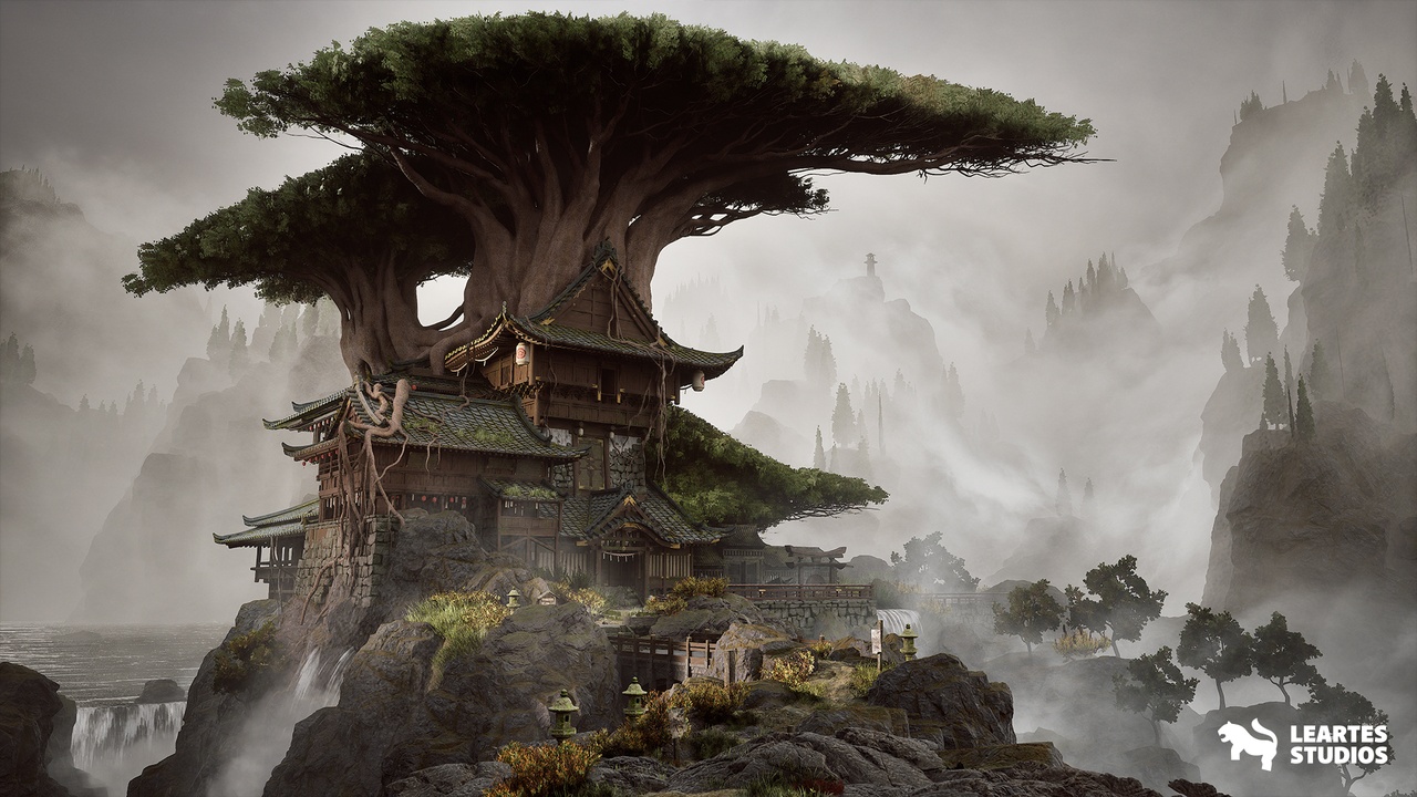 Media 1 for listing Asian Spirit Tree Temple Environment