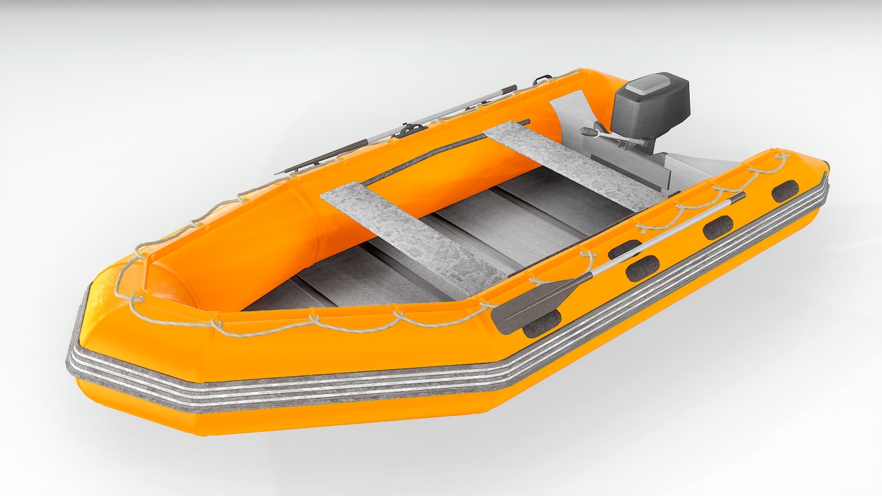 Media 1 for listing Inflatable Boat – 3D Model Kit