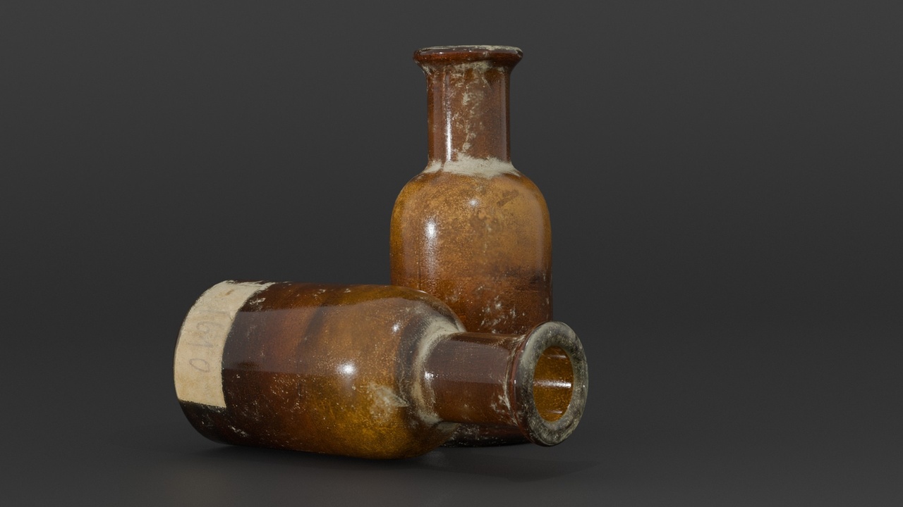 Old pharmacy glass 제품 등록을 위한 미디어 1개