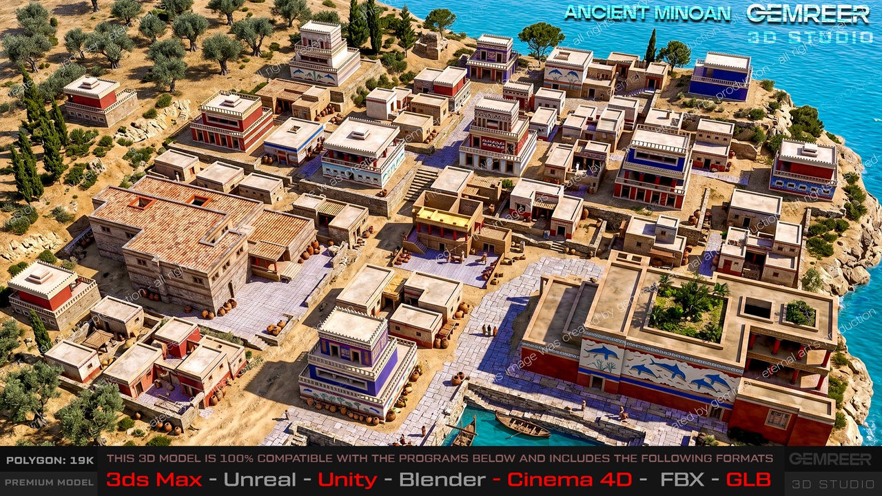Media 1 for listing Ancient Greek - Minoan House Pack