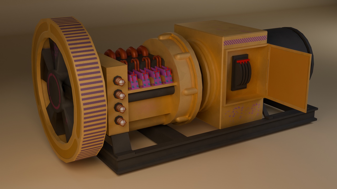 Media 1 for listing Stylized Generator PBR (2K)