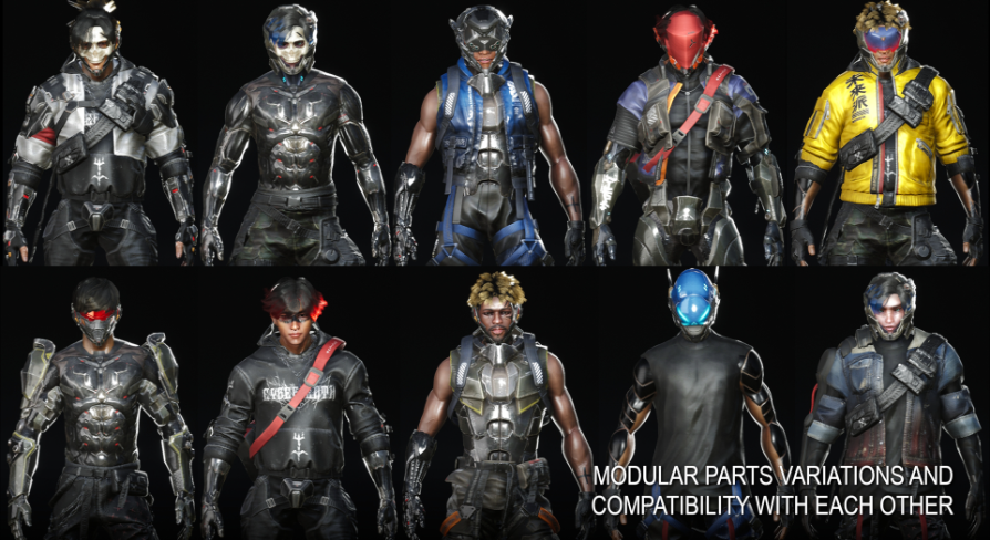 Hero Modular SciFi Character Pack | Fab