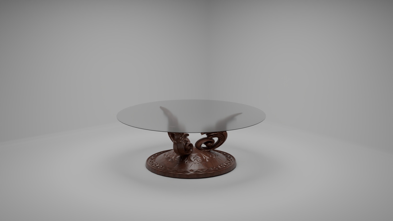 Media 1 for listing Ornate Swan Coffee Table - Game-Ready