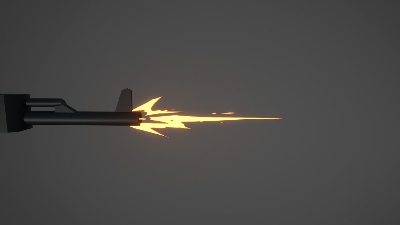 Media 1 for listing Muzzle Flash - 2D Keyframe Animated FX