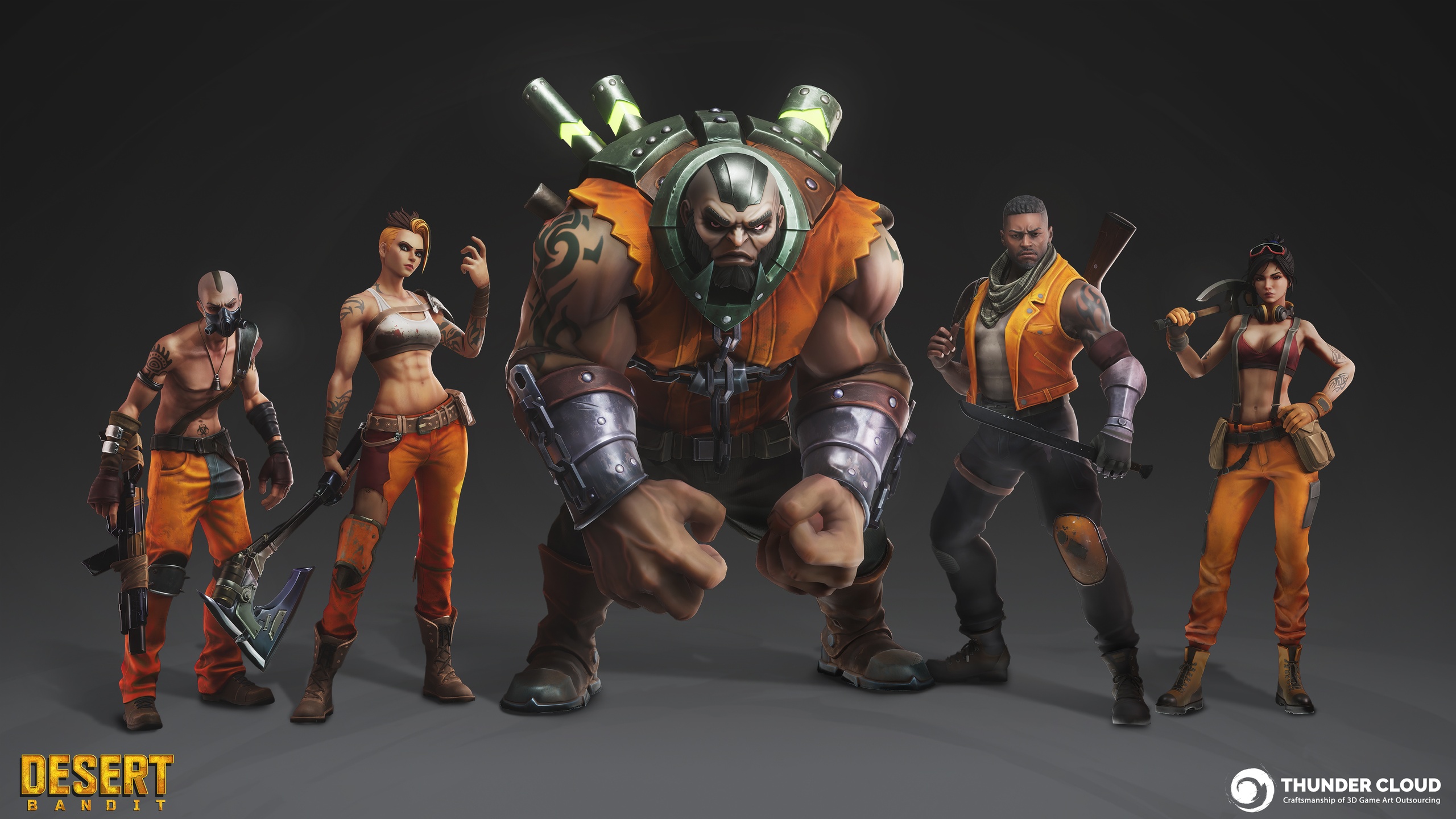 Media 1 for listing Stylized Desert Bandits