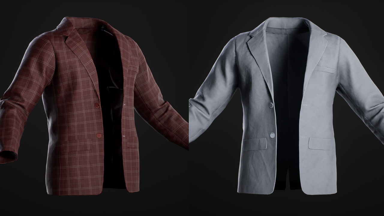 Media 1 for listing Business jacket - Metahuman