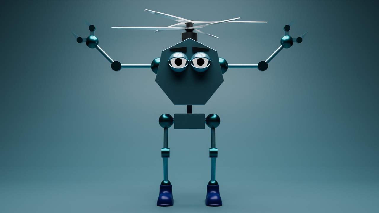 Media 1 for listing Cute Heptagonal Robot