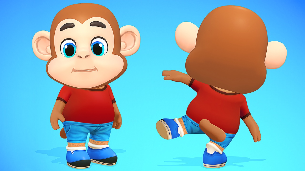 Monkey Chimp Animated Rigged | Fab