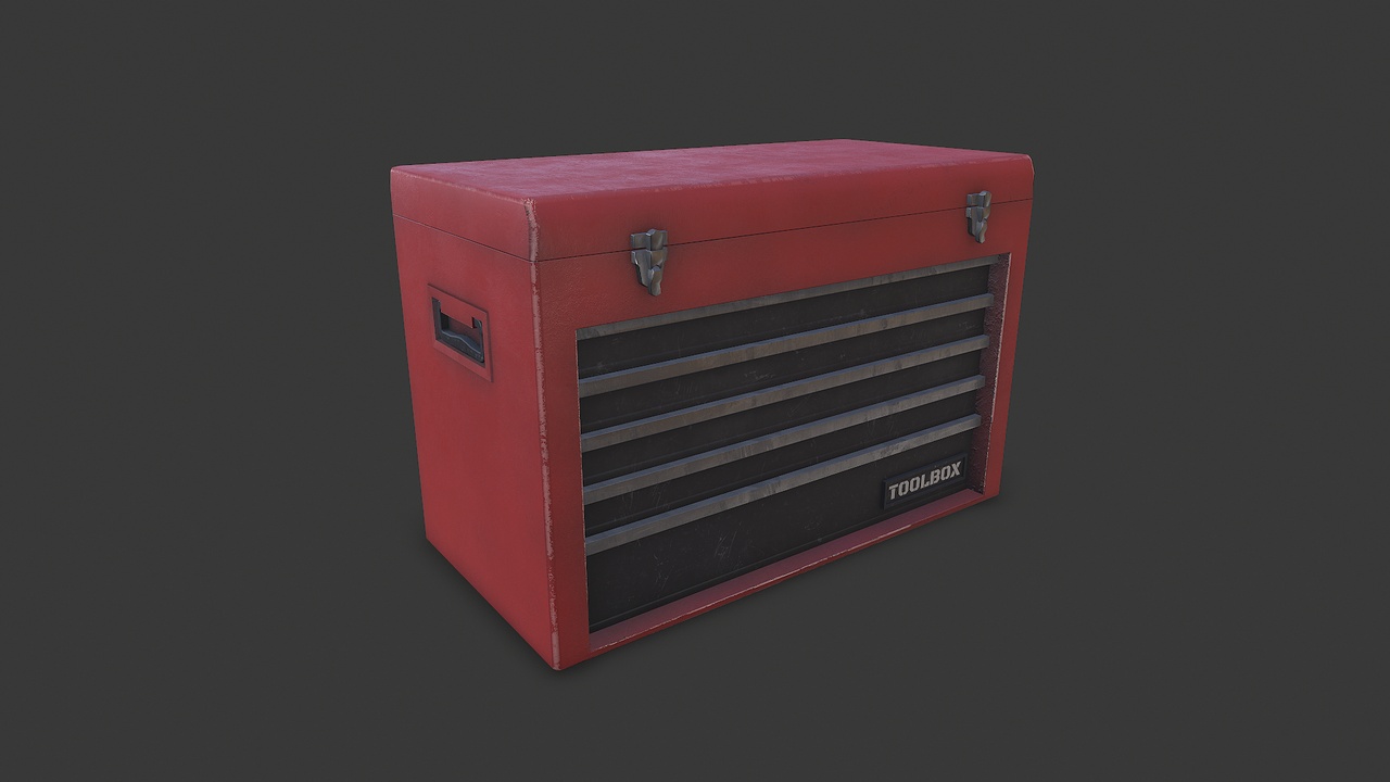 Media 1 for listing Toolbox Low-poly PBR