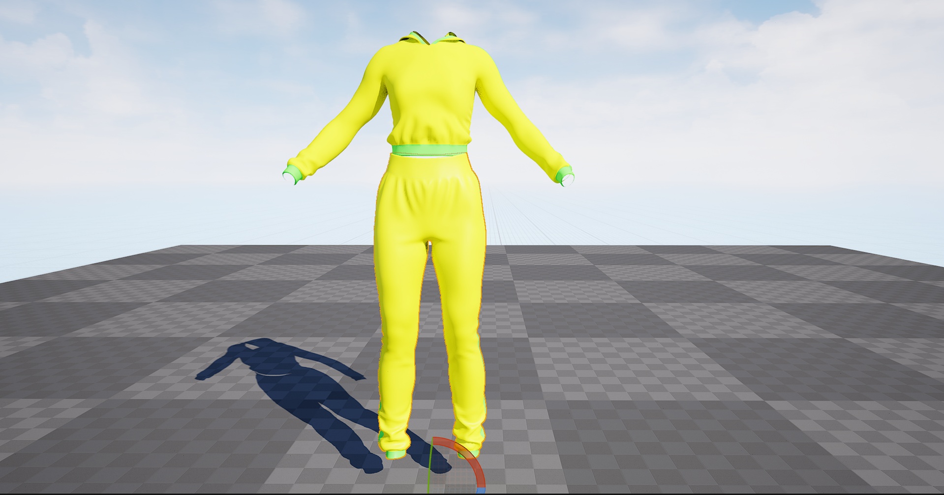 Media 1 for listing medium tall Modular Womens Sportswear for Metahuman