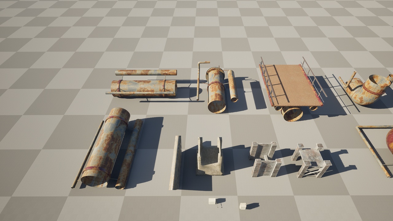 Media 1 for listing Modular Factory and props pack.