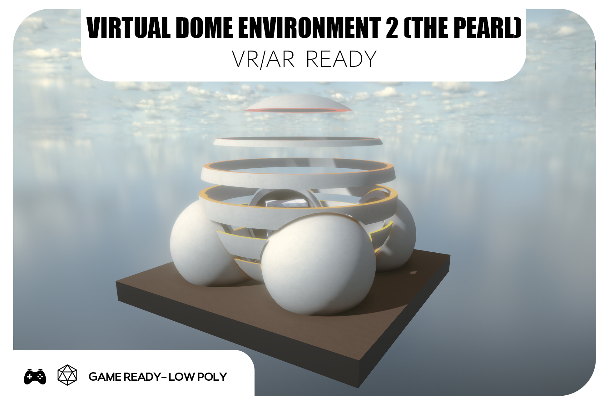 Virtual Dome Environment 2 (The Pearl) – VRAR Ready | Fab