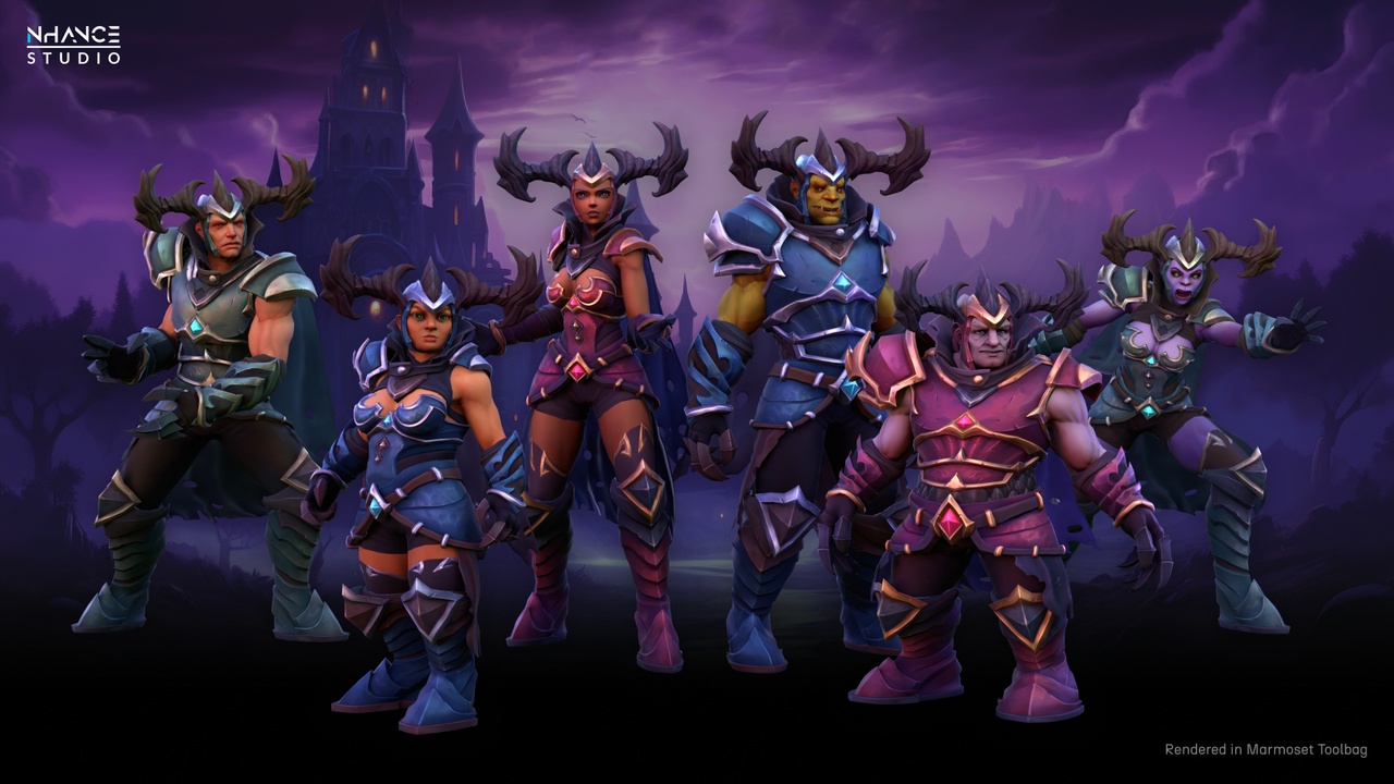 Media 1 for listing Stylized Demonic Armor Outfit