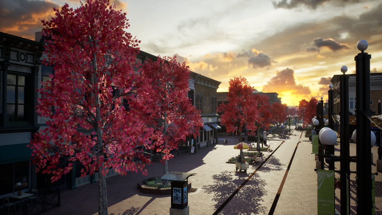 Media 1 for listing Realistic Low Poly Autumn Maple Trees 163M