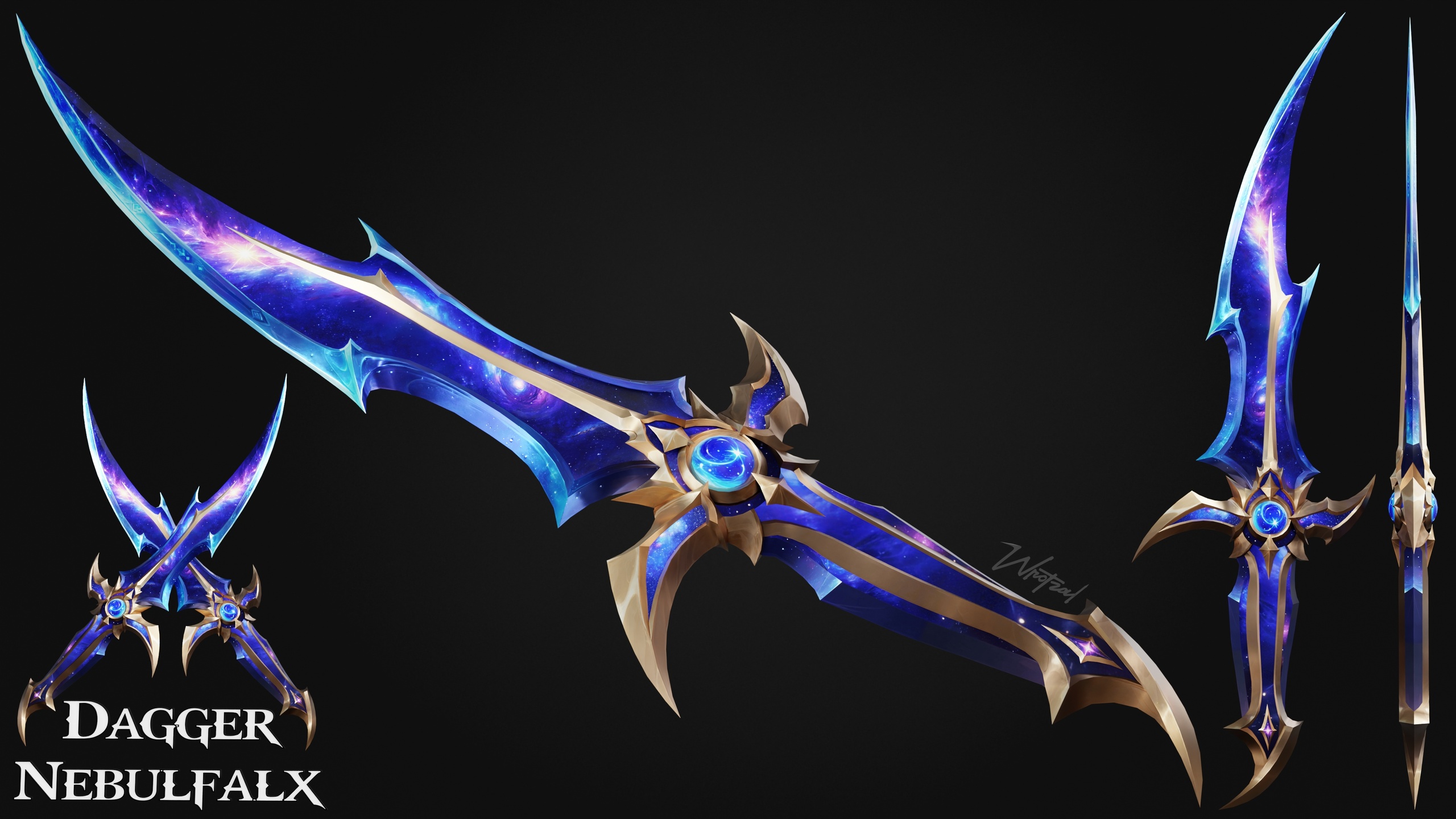 الوسائط 1 للقائمة Dagger Nebulfalx [Stylized Fantasy]