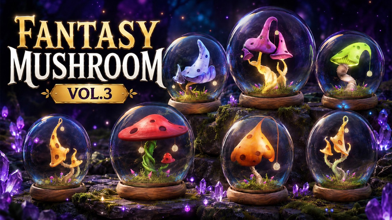 Media 1 for listing Fantasy Mushroom Vol.3