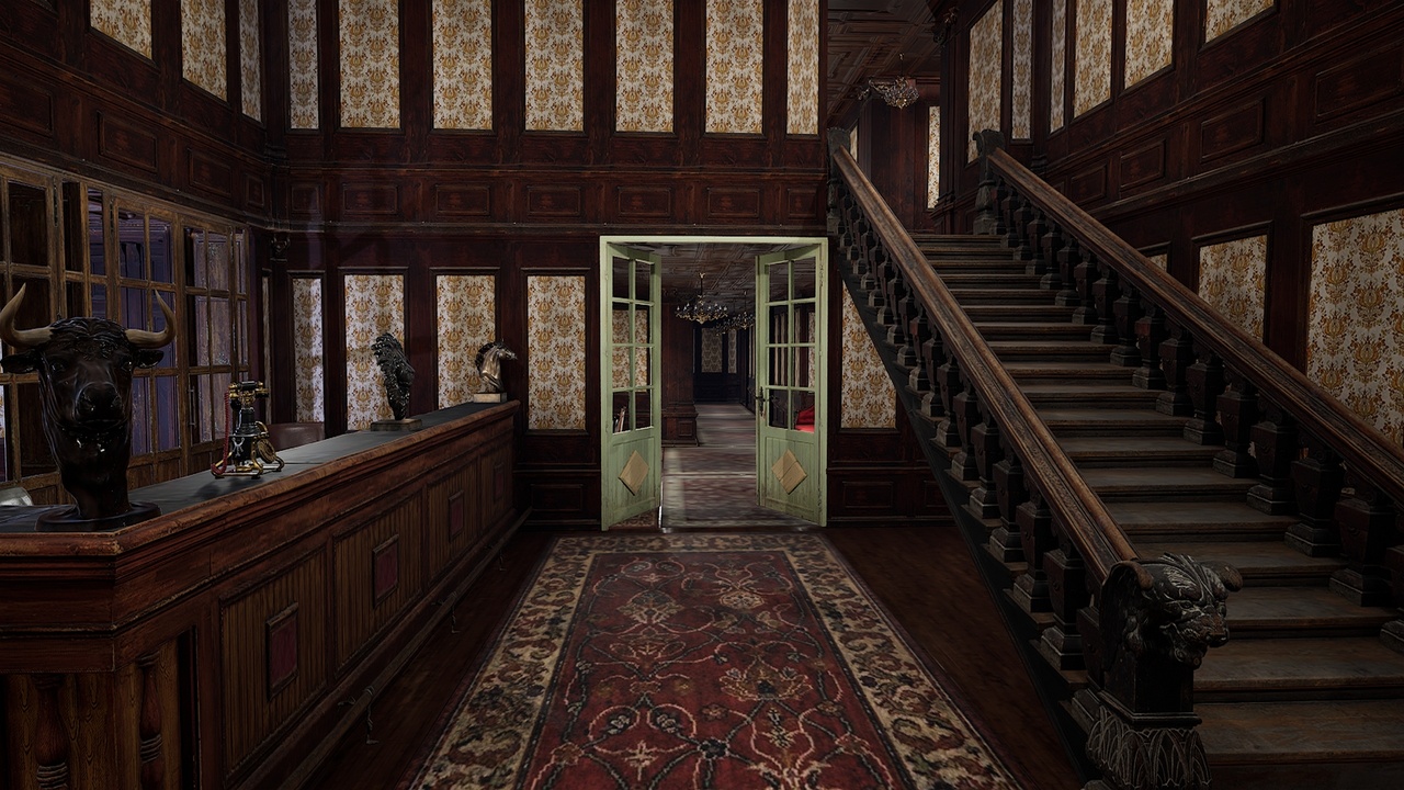 Media 1 for listing The Grand Empress 20 Rooms Victorian Hotel Elegant Hallways