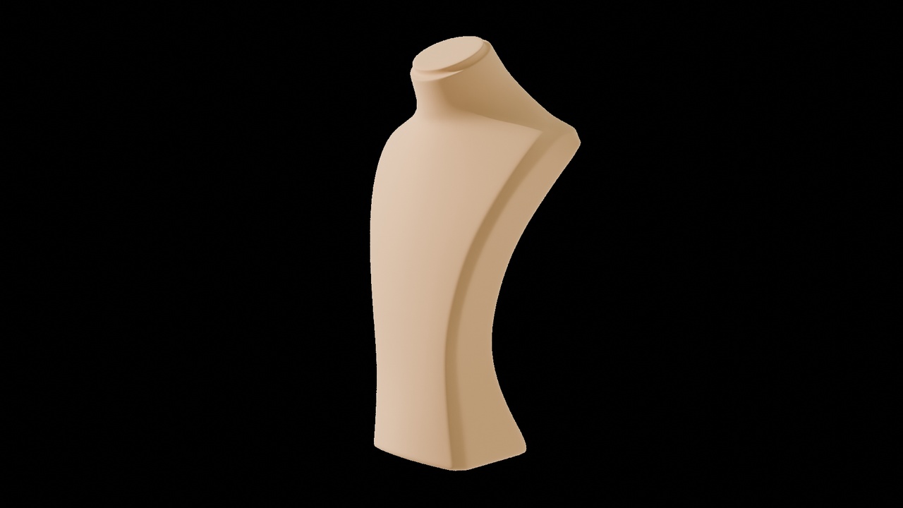 Media 1 for listing Modern Display Mannequin Bust