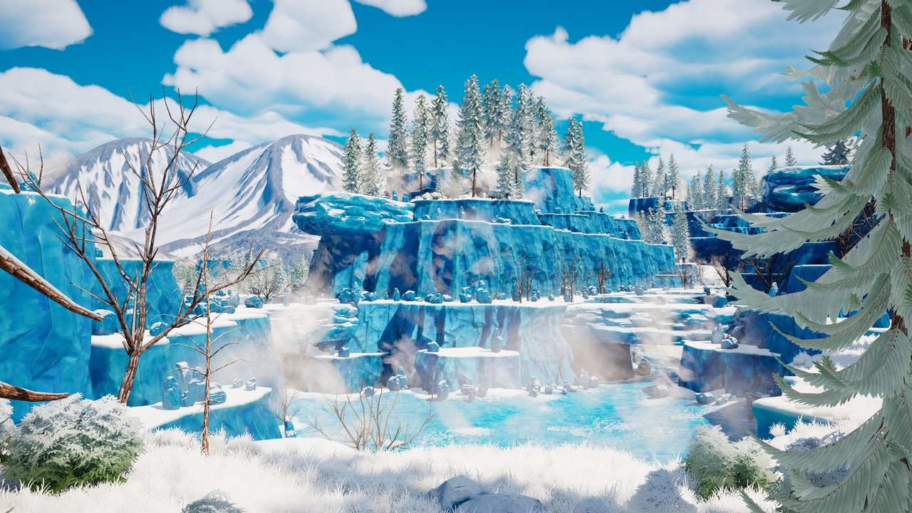 Media 1 for listing Stylized Ice Island - Environment