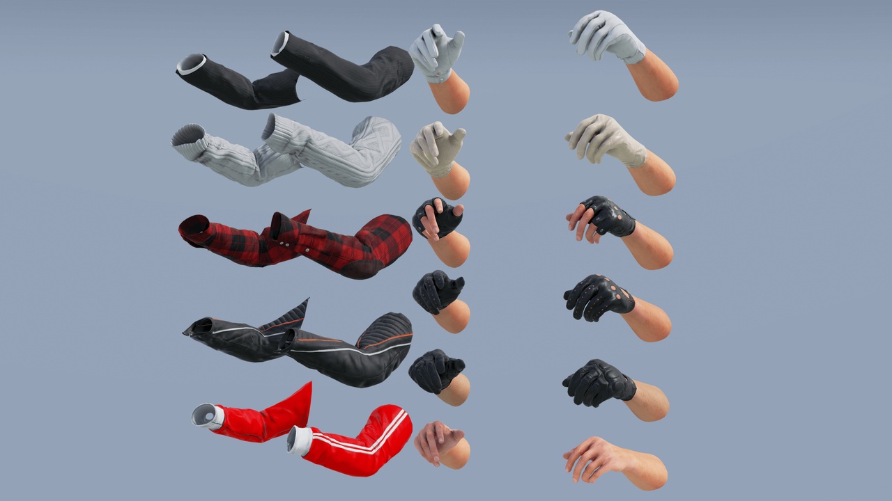 Media 1 for listing Animated FP Civilian Arms Pack