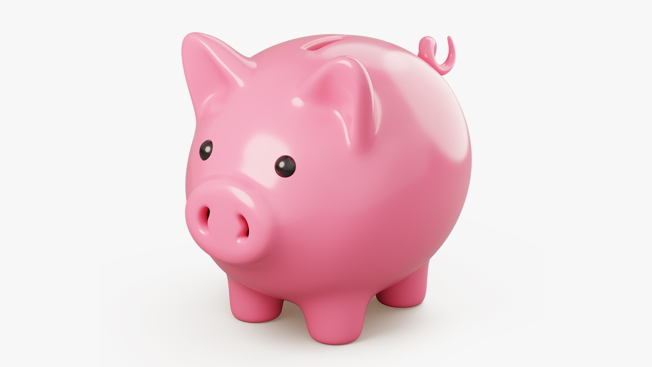 Media 1 for listing Stylized Piggy Bank