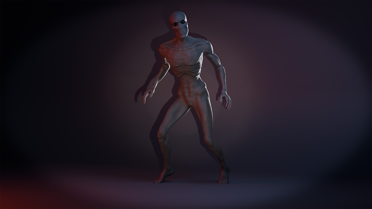 Media 1 for listing Sleep Paralysis Demon - Game-Ready Character (UE5, Blender, FBX)