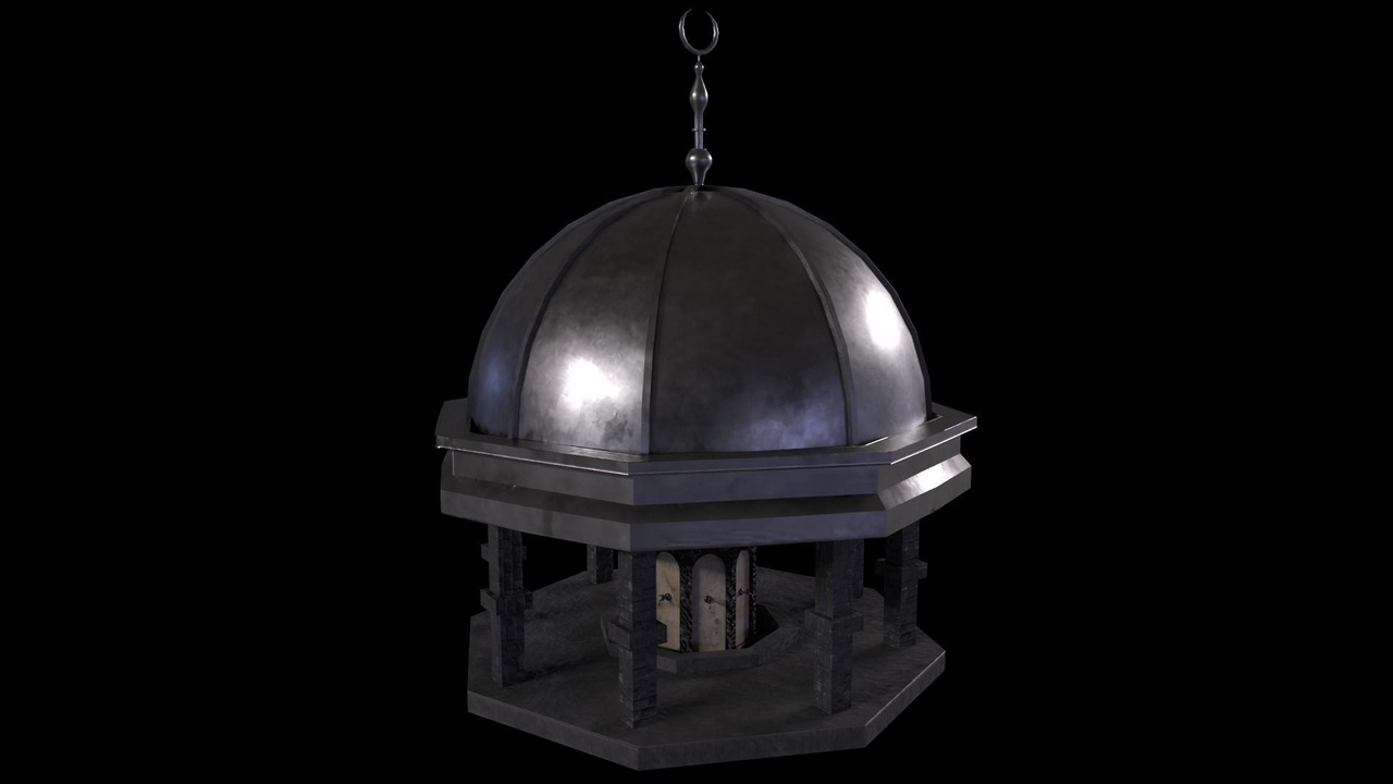 Courtyard Game Ready Low Poly 3D Model ilanı için 1. medya