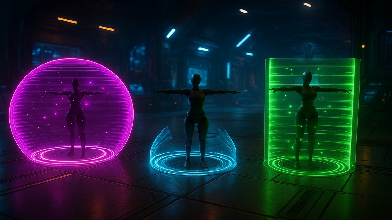 Media 1 for listing Triple Shield FX Pack – Sci-Fi Energy Barriers