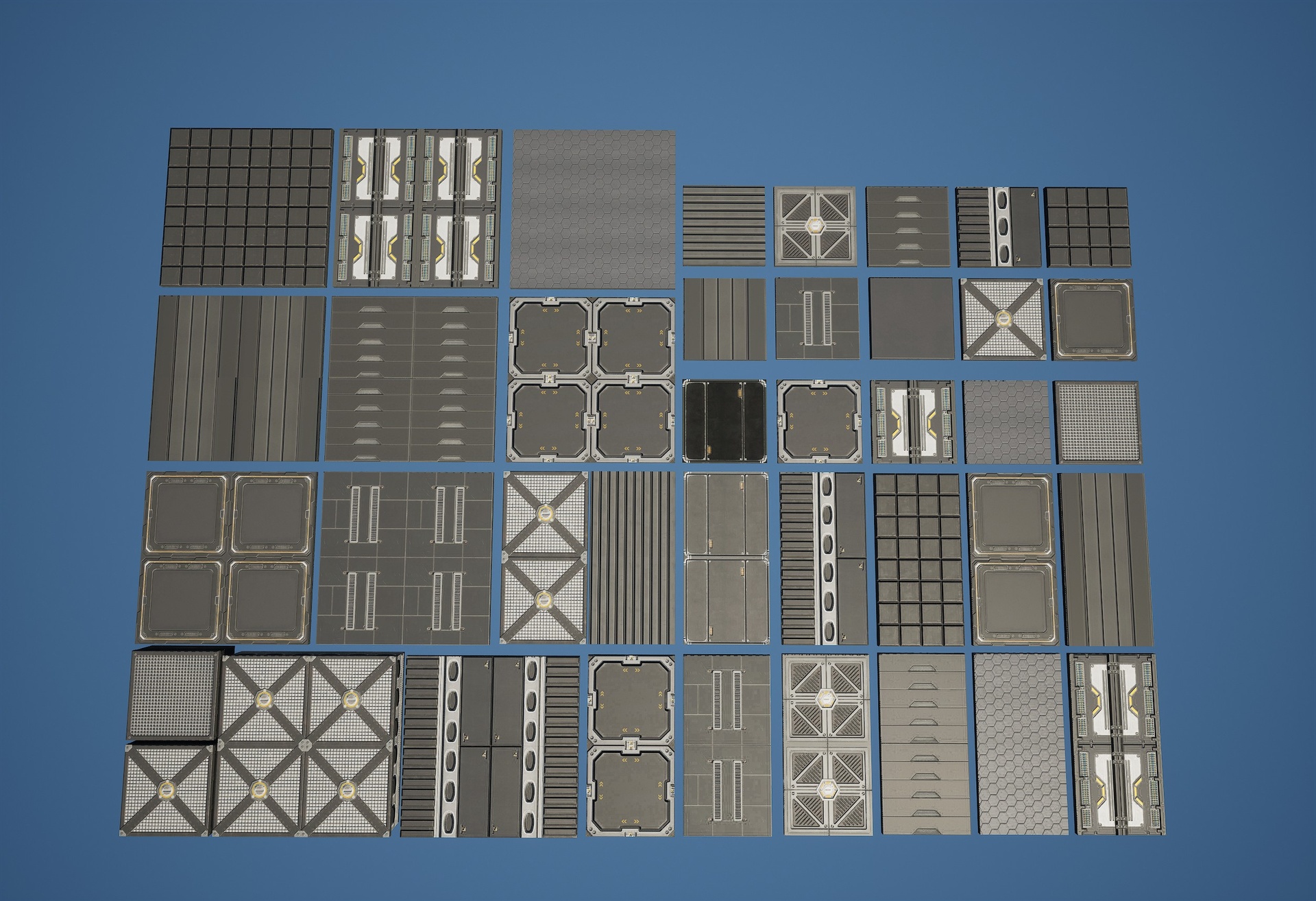 Media 1 for listing Modular Sci-Fi Floor Panels & Platform Tiles Pack