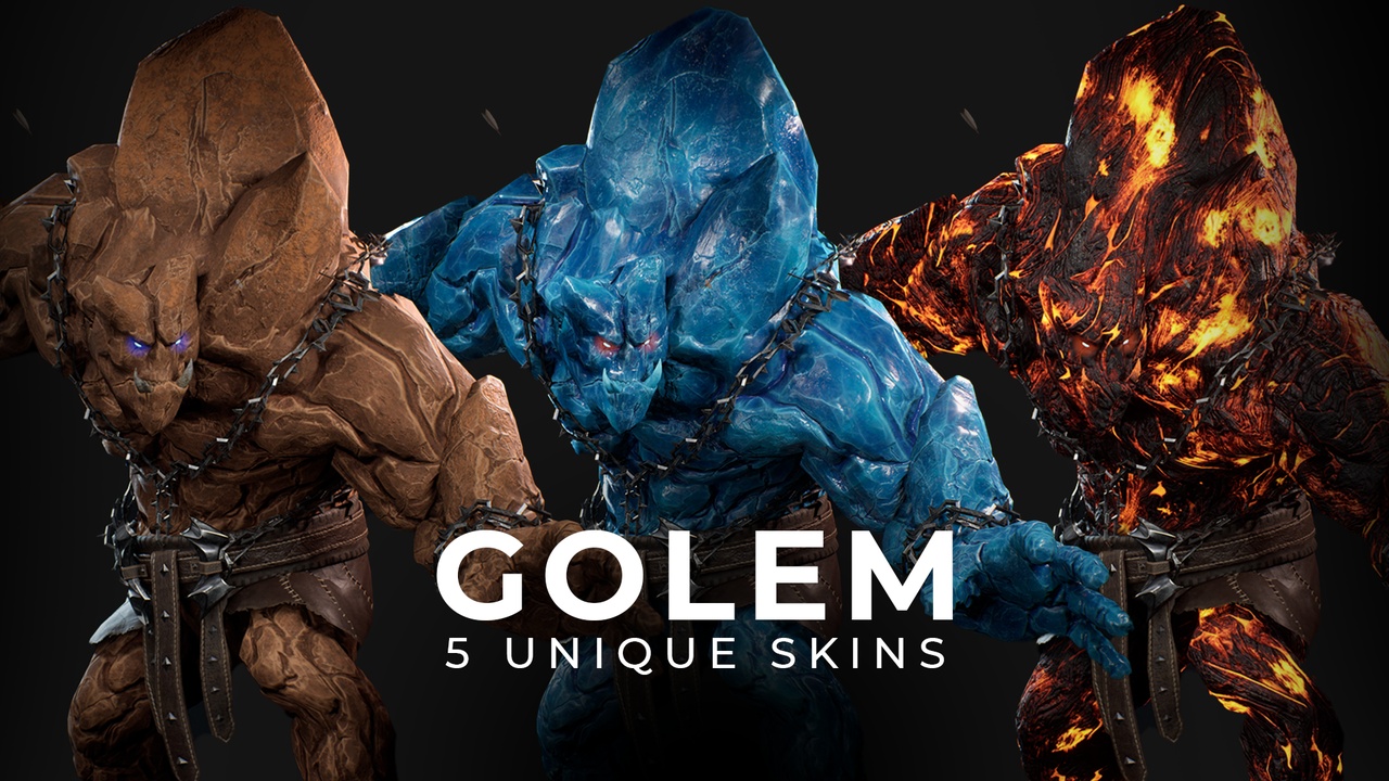 商品 Golem - Stone, Fire, Ice 的媒体 1