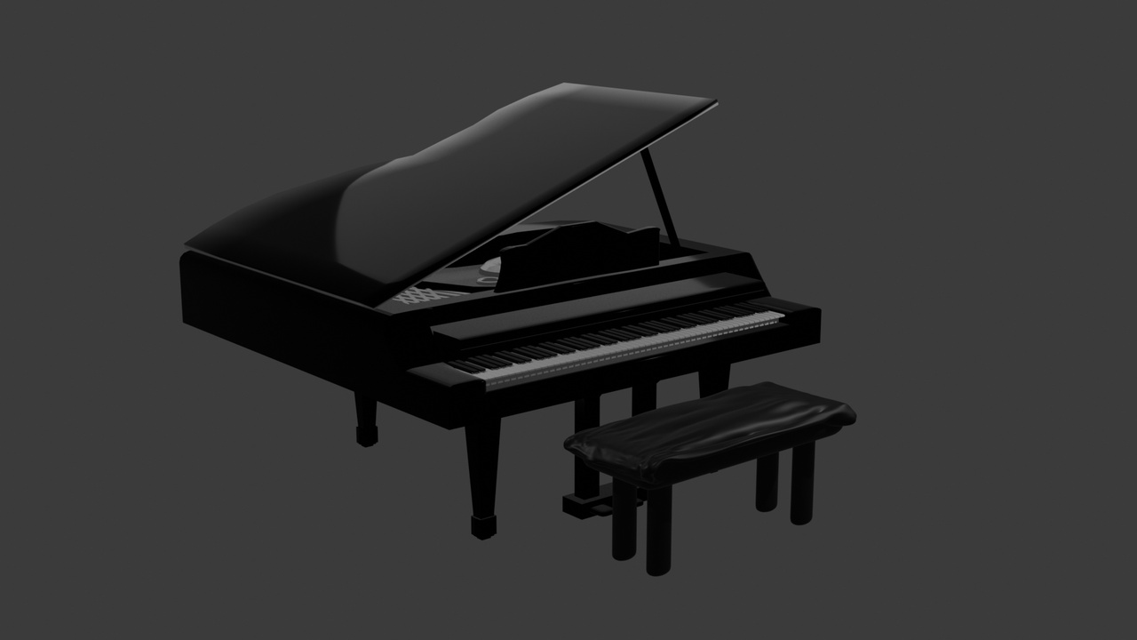 Media 1 for listing 3D Grand Piano Set