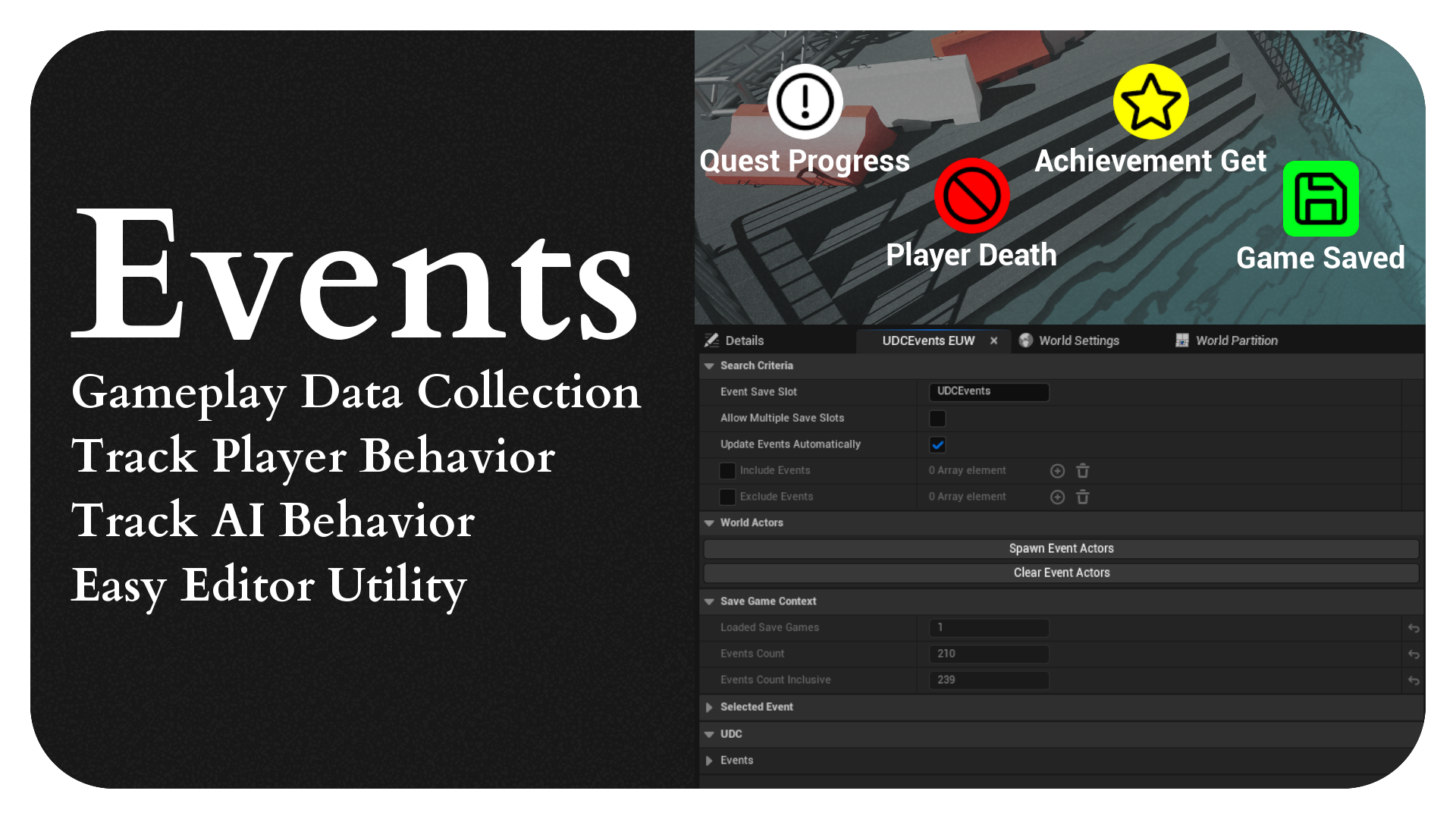 Gameplay Events Data Collection | Fab