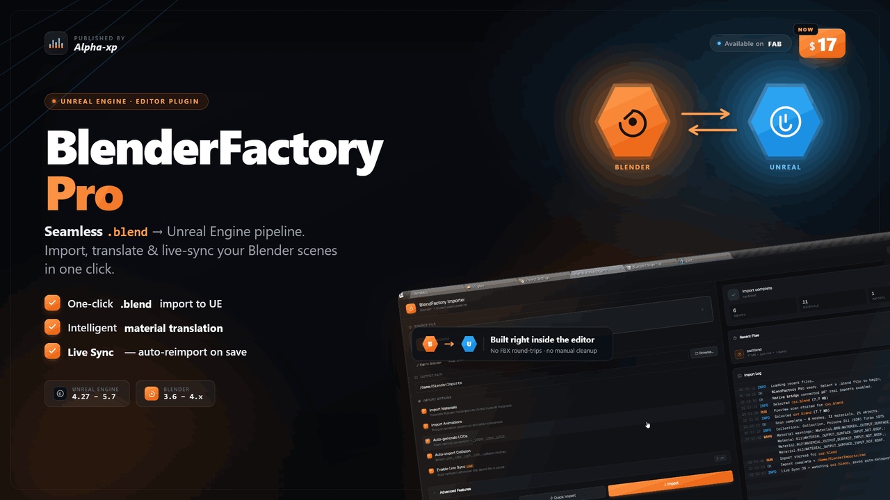 Media 1 for listing BlenderFactory Pro