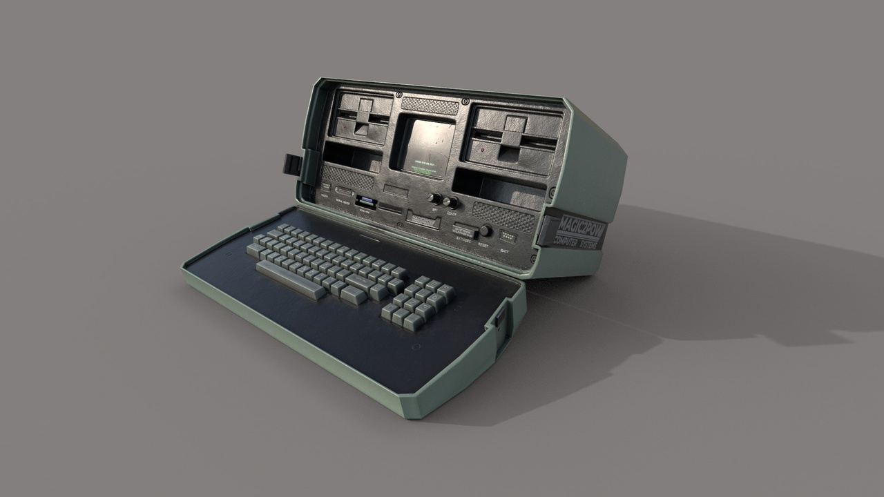 Media 1 for listing Retro Computer Laptop