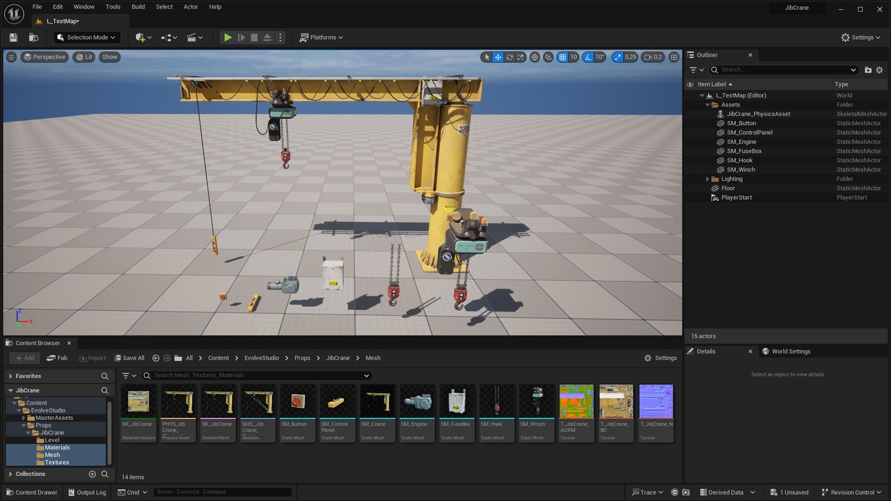 Media 1 for listing Crane Industrial Prop