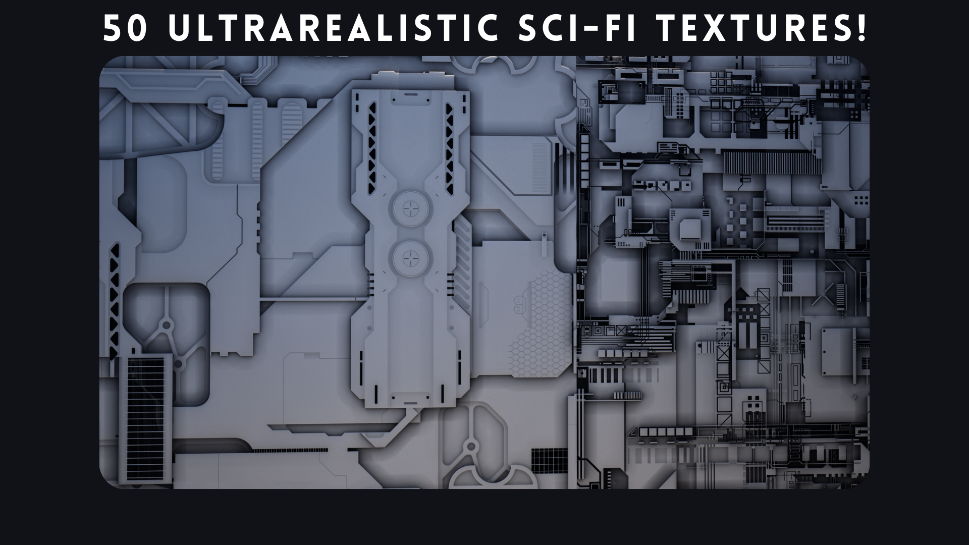 50 SCI-FI TEXTURES! | Fab