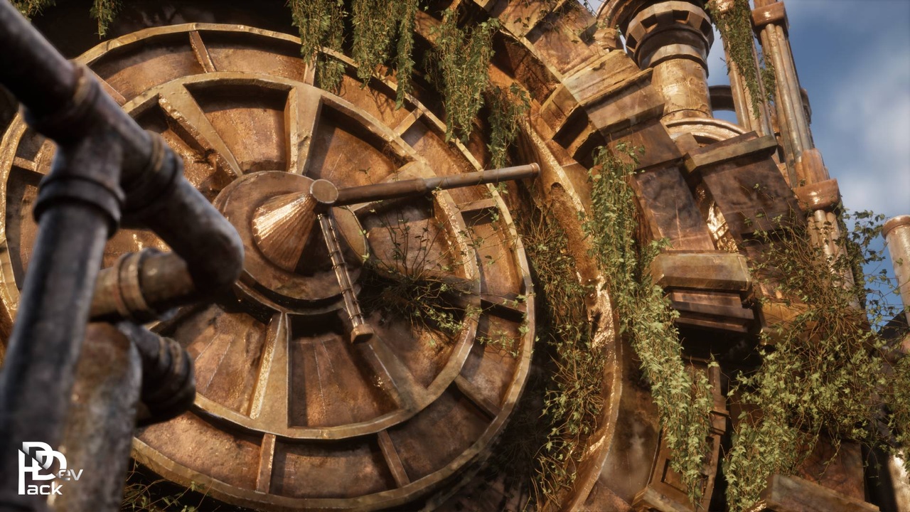 Media 1 for listing Steampunk Exterior / 60 Assets