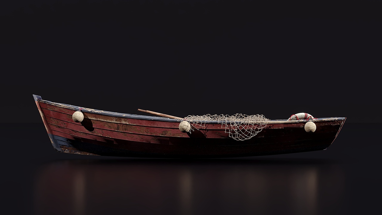 Media 1 for listing Old fishing boat 01