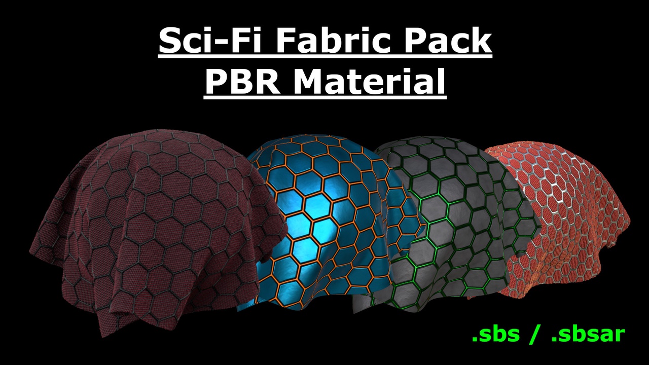 Medium 1 für Eintrag Sci-Fi Fabric Pack – PBR Materials (4K)