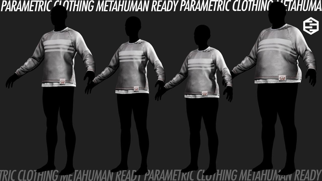 Media 1 for listing Sweatshirt Black- Parametric Clothing