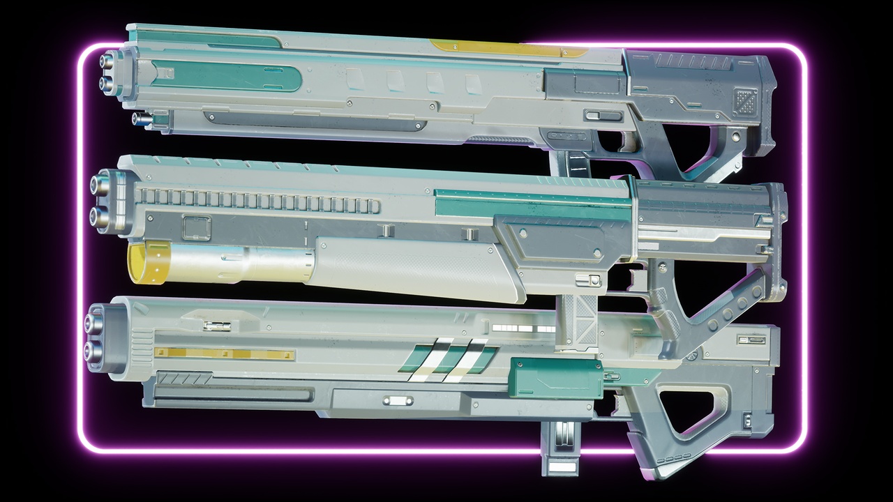 Medios 1 para el artículo Modern Sci-Fi Rifles Bundle 3