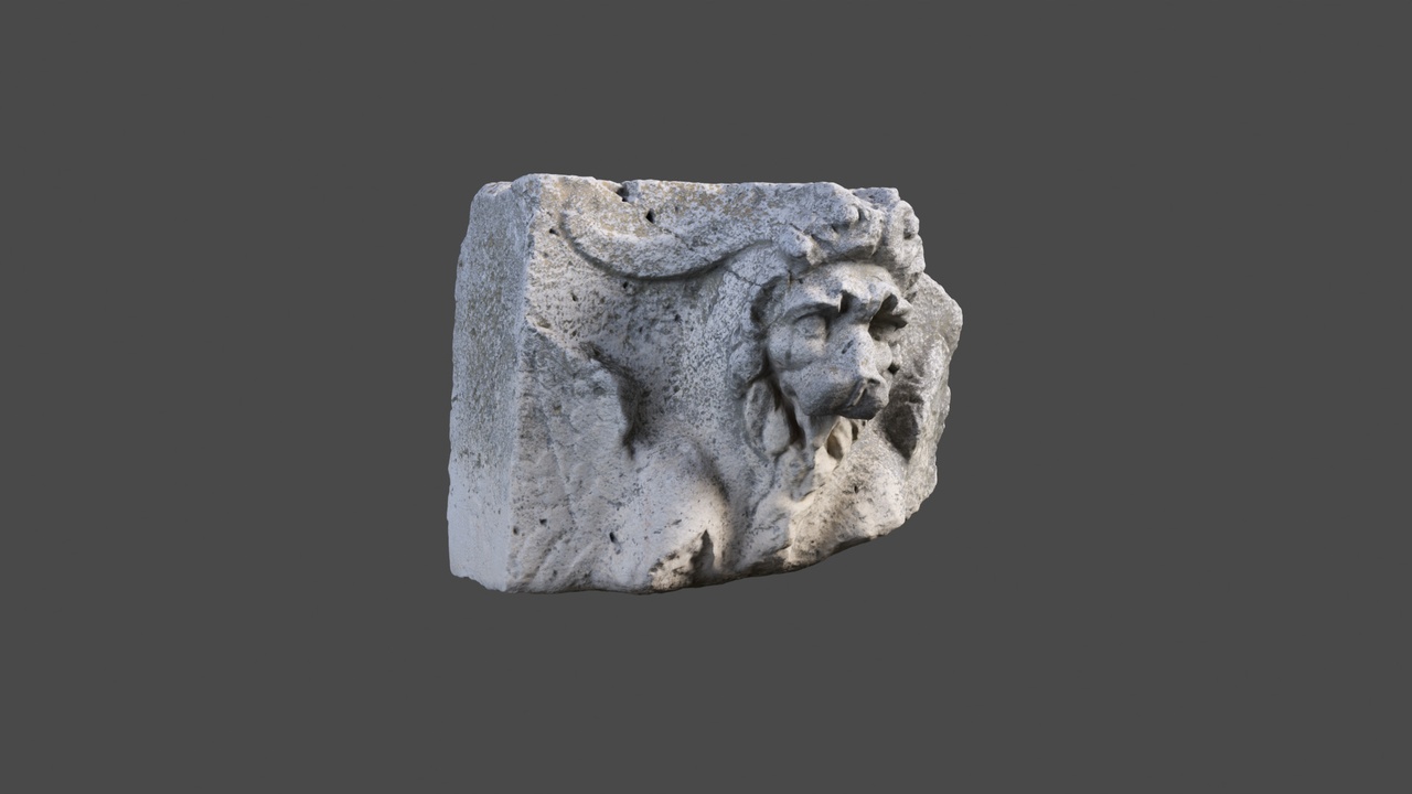 Media 1 for listing Roman Ruins Sculpted Block 01