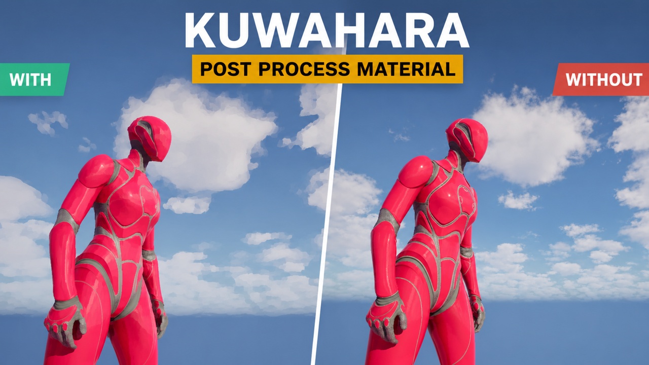 Media 1 for listing Kuwahara Post Process – Artistic Stylization Tool for Unreal Engine