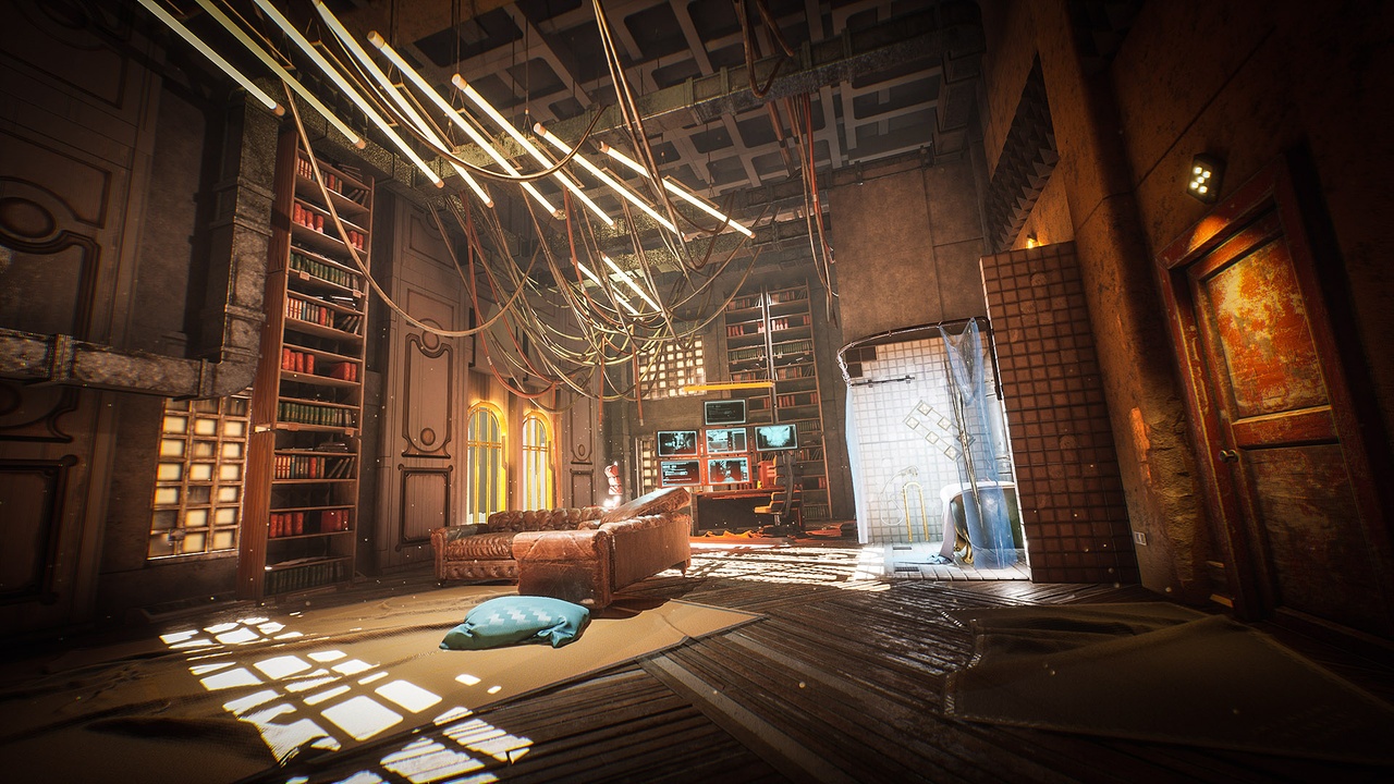 Media 1 for listing Cyberpunk Interior Environment Kitbash Set