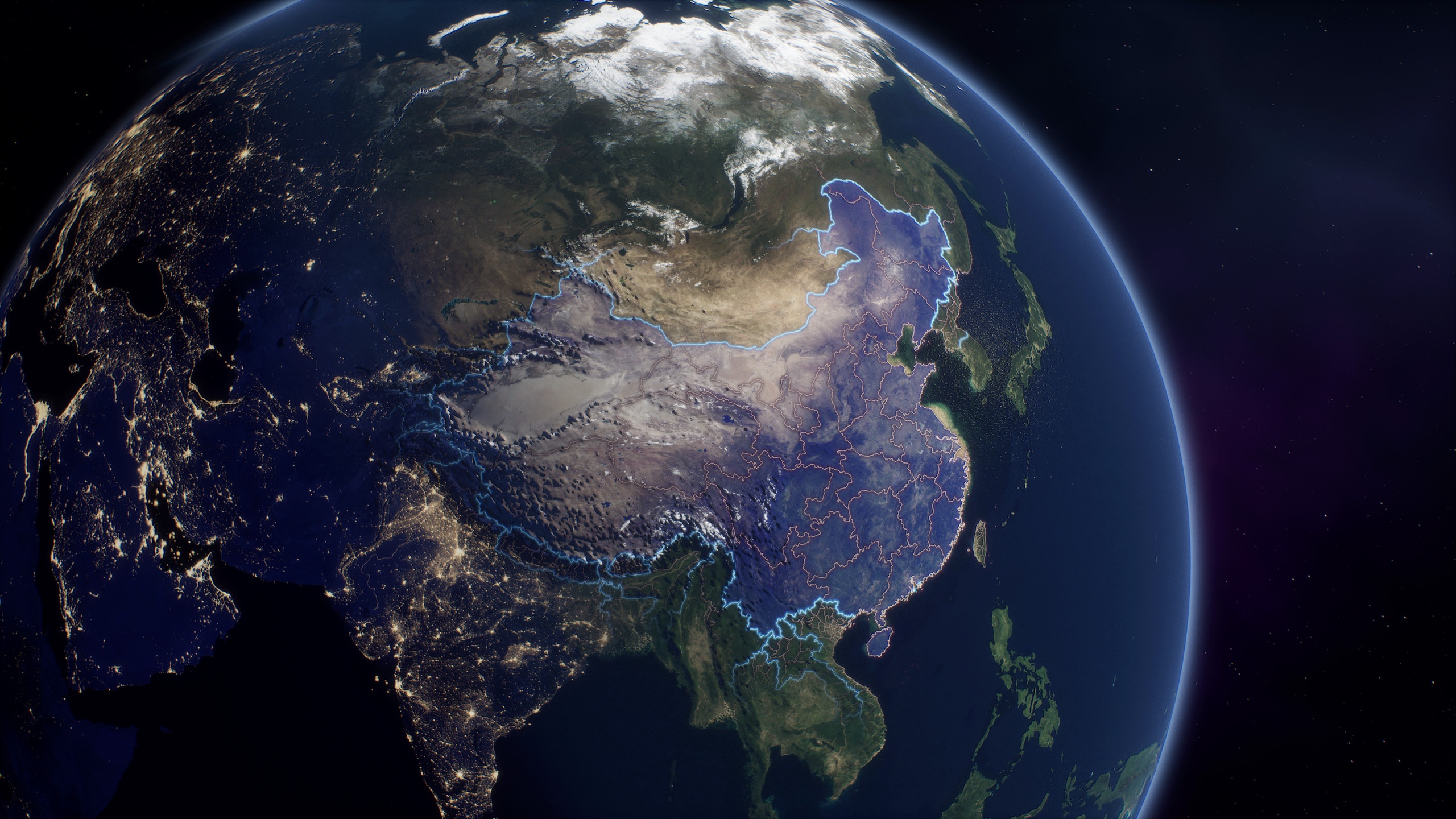 Media 1 for listing Earth Atlas 80K - Cinematic Globe & Country Visualization