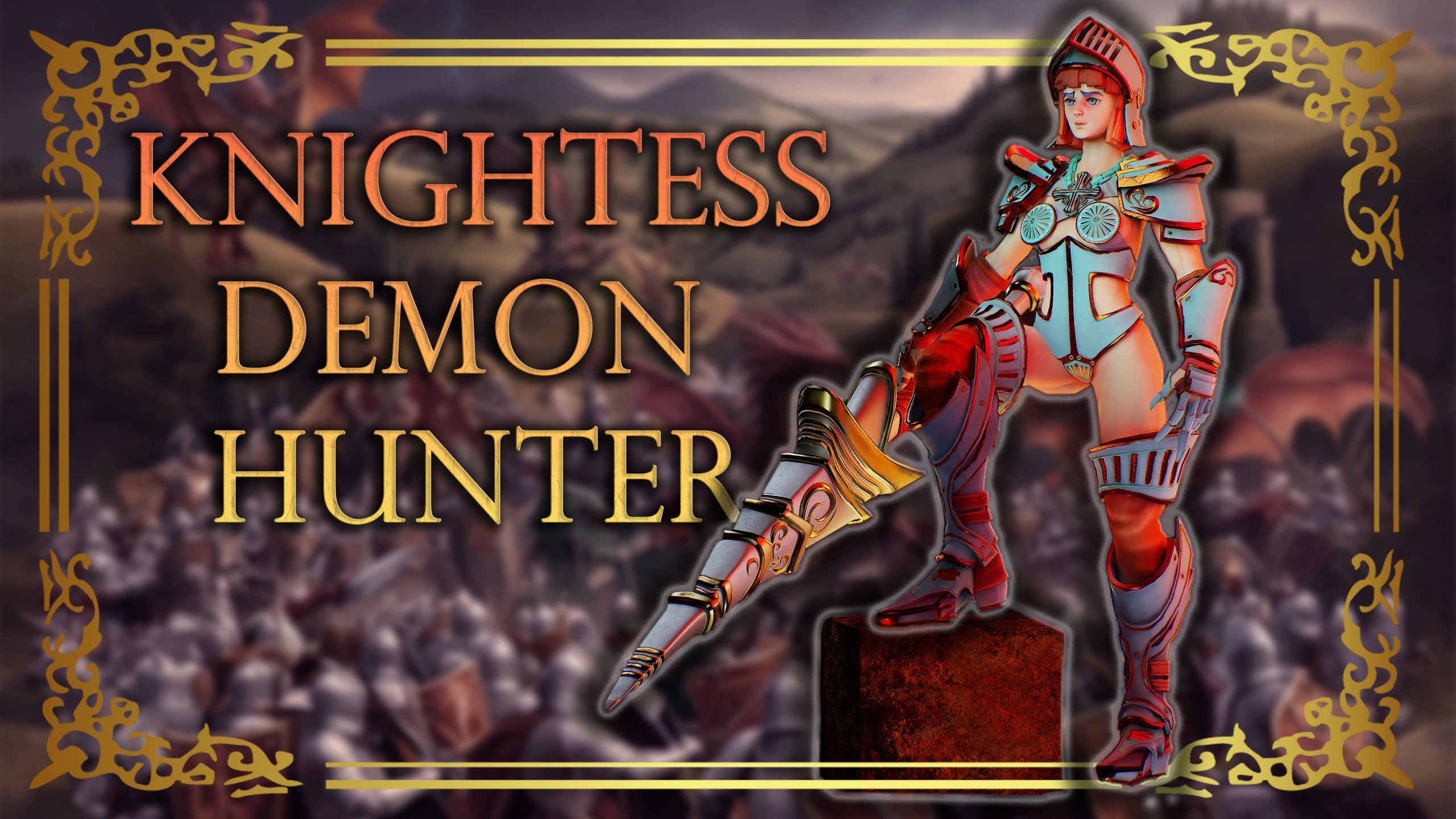 Media 1 for listing Knightess Demon Hunter