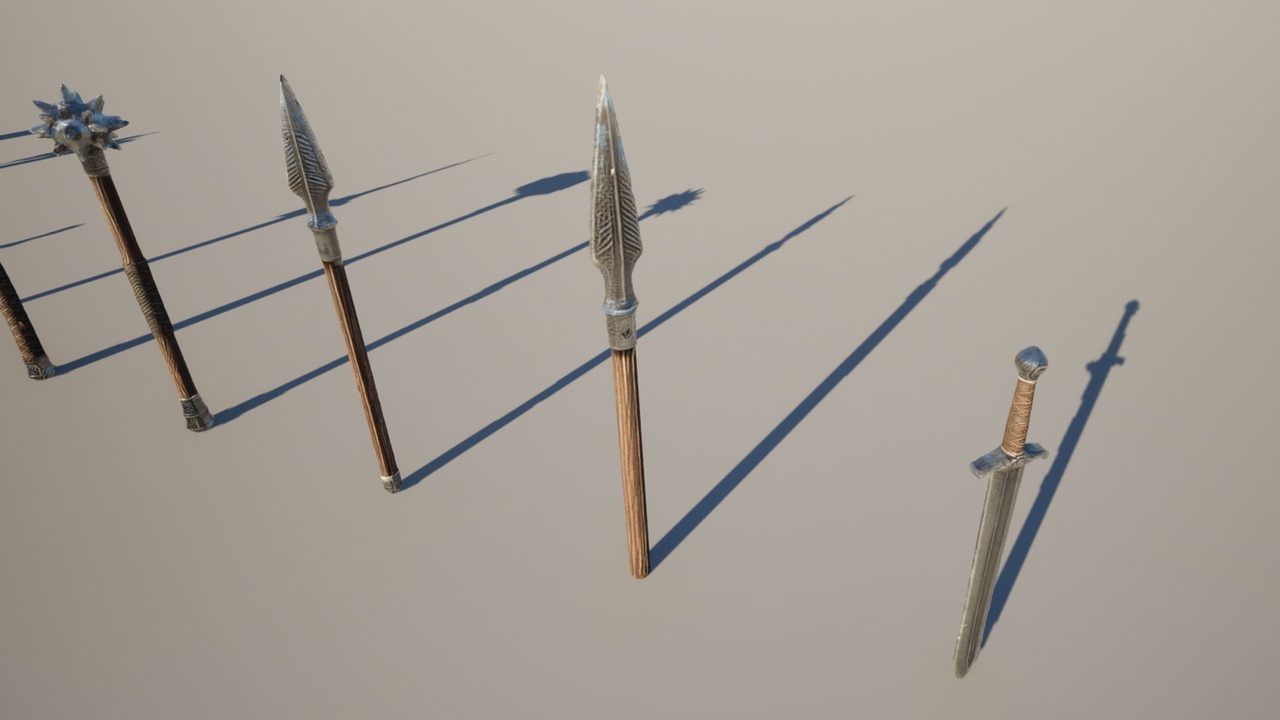 Medieval Weapons Pack | Fab