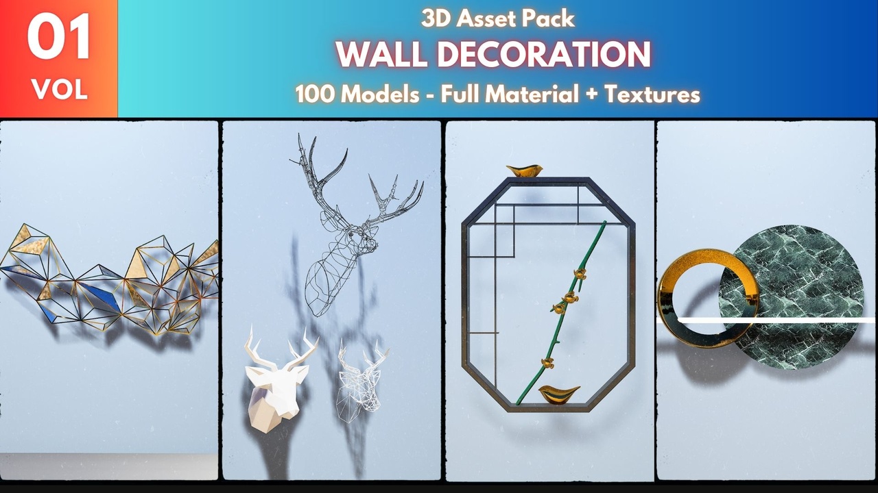 Media 1 for listing Wall Decorations Pack Vol 1